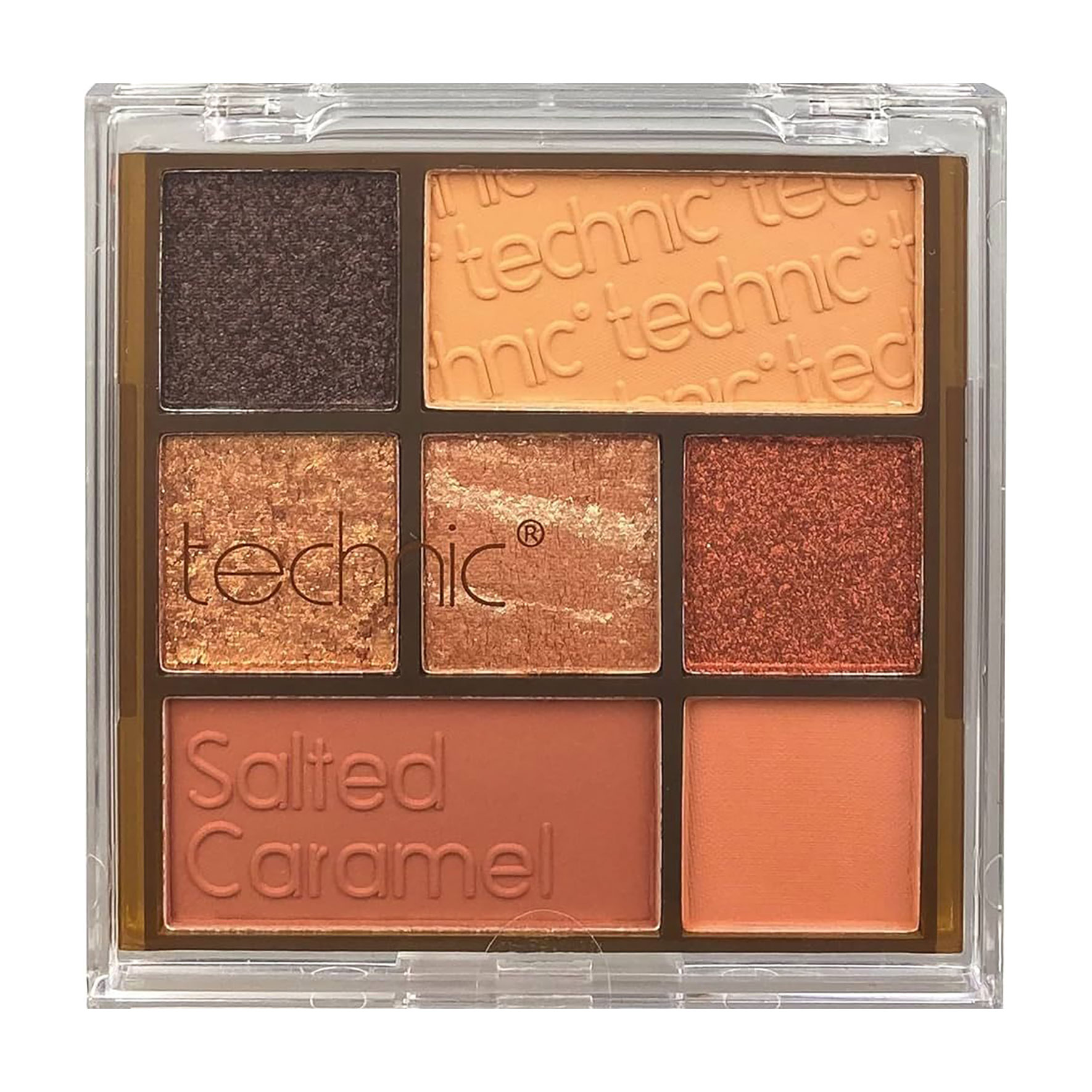 Палетка тіней для повік technic Pressed Pigment Eyeshadow Palette, Salted Caramel, 10.5 г